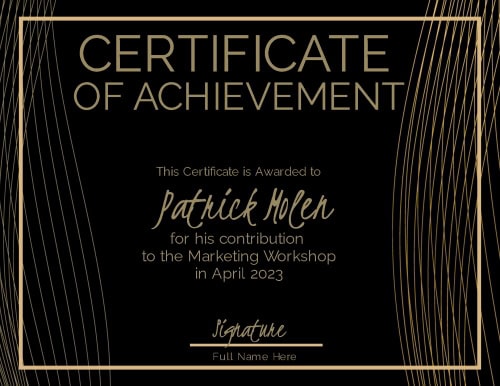 Certificate 3 Personalized Templates Certificate 3 Personalized Templates
