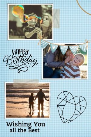 Photo birthday card