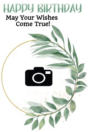 Photo birthday card