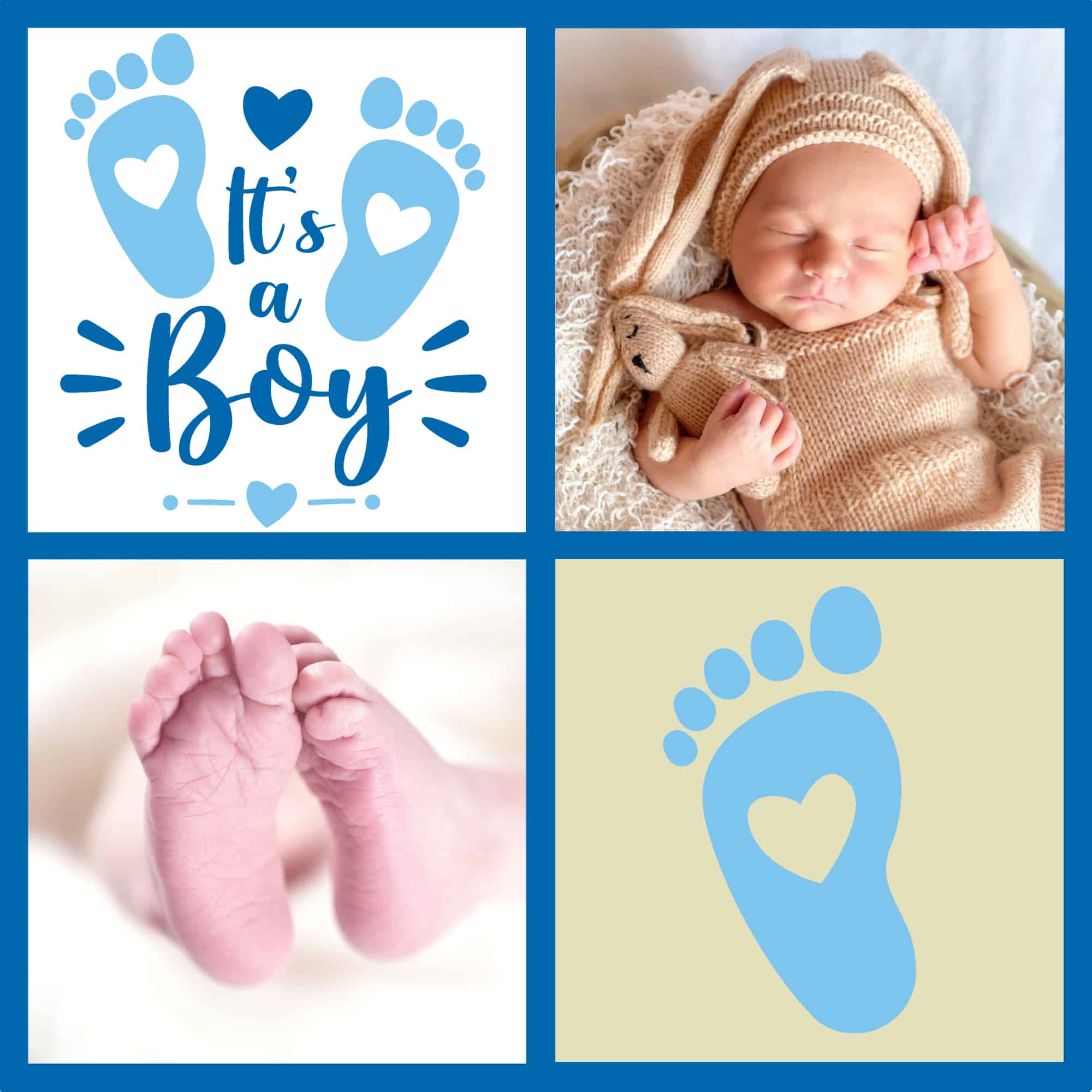 Its a Boy - 4 - Personalized Templates