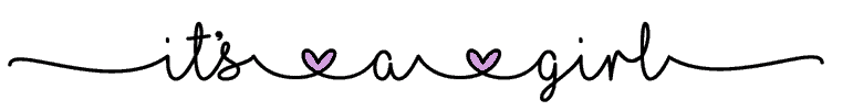 Pretty pink design with grey confetti shapes