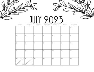 July 2023 - Leaves