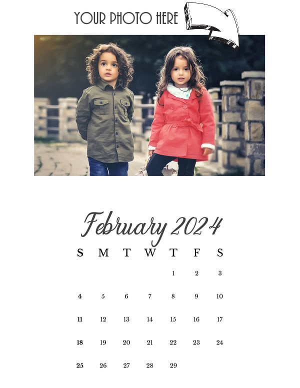 Portrait - Photo - February 2024 - Personalized Templates