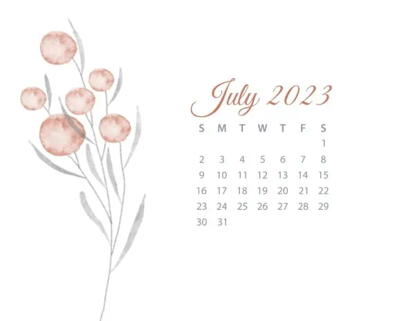 Pretty watercolor flowers